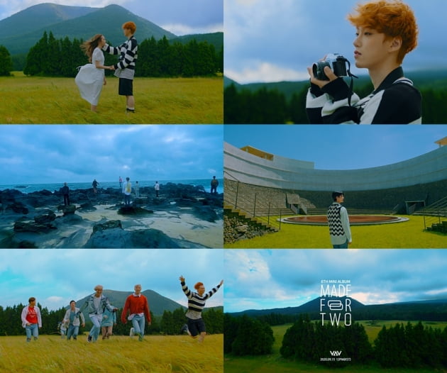 VAV, 제주도 풍경 속 청량 매력…'메이드 포 투' MV 티저 공개