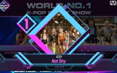 '엠카' ITZY, 출연없이 1위…"트로피 잘 전달하겠다"
