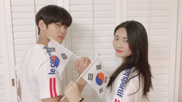 변재준, 김지혜 선수/사진=J엔터테인먼트