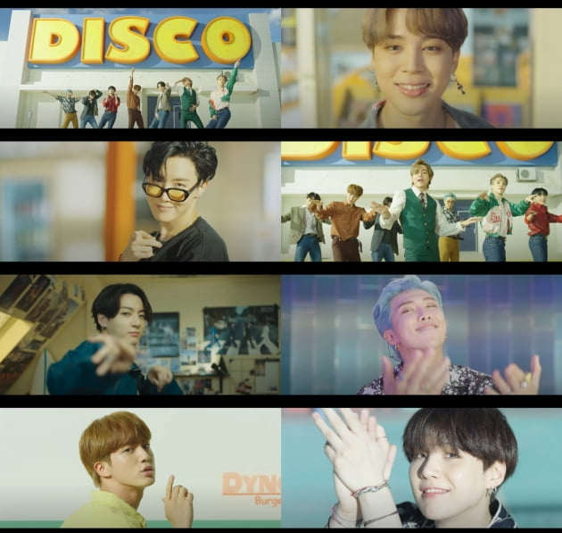 사진=그룹 방탄소년단 'Dynamite' 뮤직비디오 캡처