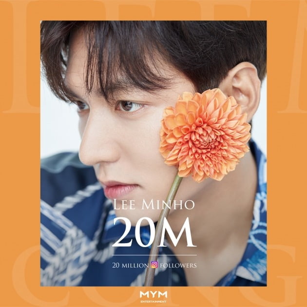 이민호의 인스타그램 팔로워 수가 2000만 명을 돌파했다. / 사진제공=MYM엔터테인먼트