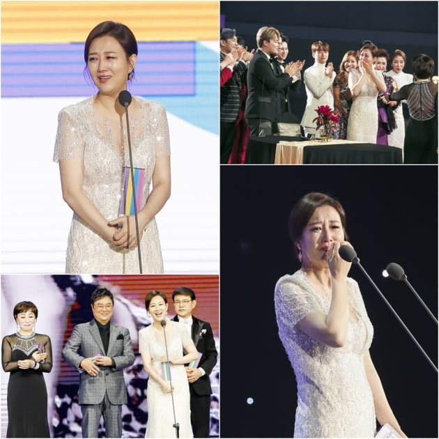 '2020 트롯어워즈' 특별상 수상자 장윤정/ 사진=TV조선 제공 