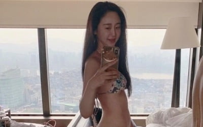 "내년이면 46살"…'진화♥' 함소원, 비키니 입고 '명품 몸매' 자랑