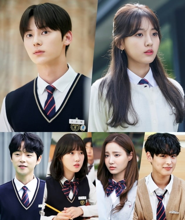 '라이브온' 황민현(왼쪽 위부터 시계방향), 정다빈, 최병찬, 연우, 양혜지, 노종현/ 사진=JTBC 제공