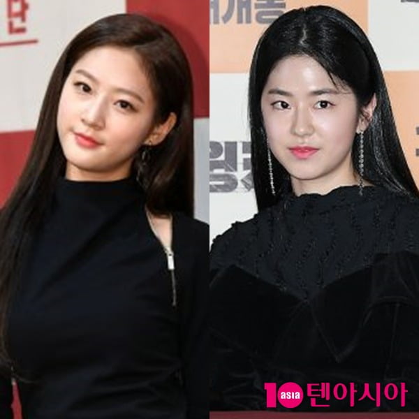 배우 김새론(왼쪽)과 박혜수. 사진 = 텐아시아 사진DB