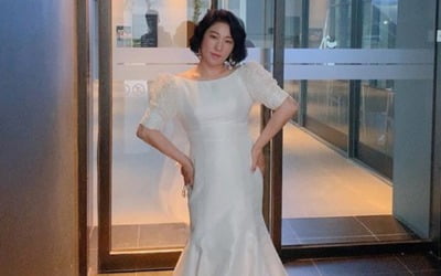 '윤승열♥' 김영희, 웨딩드레스 입으면 이런 모습?…물오른 미모