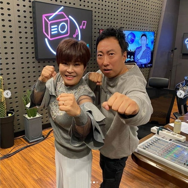 조혜련이 '박명수의 라디오쇼'에 출연했다. / 사진='라디오쇼' 인스타그램