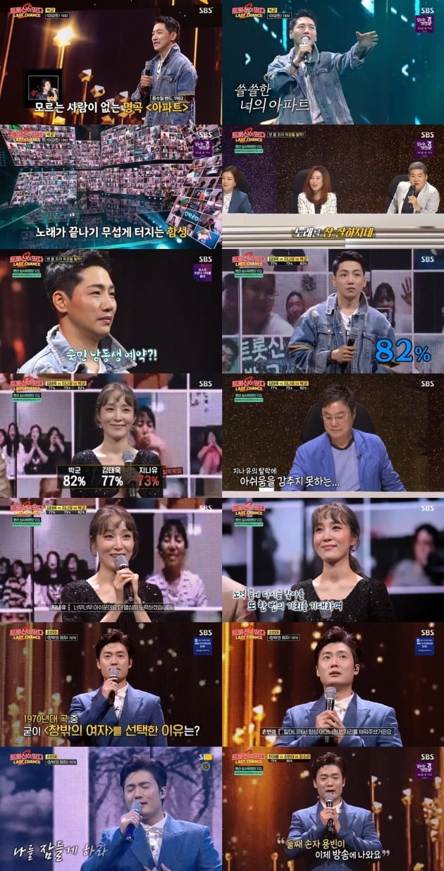 사진= SBS '트롯신이 떳다' 방송 화면.