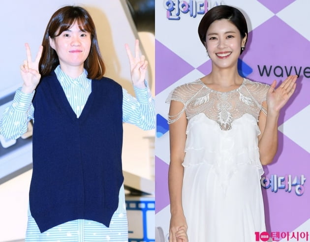 개그우먼 박지선(왼쪽), 배우 이윤지 / 사진=텐아시아DB