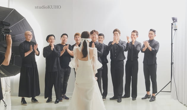 박휘순♥천예지 웨딩 화보/ 사진=웨딩21 제공