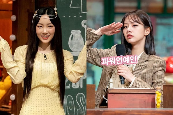 '놀토'에 합류한 가수 태연(왼쪽)과 하차한 혜리/ 사진='놀토' 공식 인스타그램