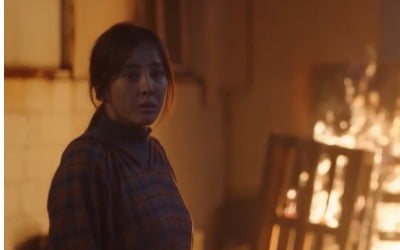 '복수해라' 박은혜, 불길 속 김사랑과 대면…강렬한 첫 등장