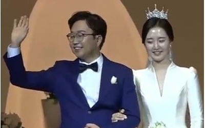 '아내의 맛' 박휘순♥천예지, 휘황찬란 결혼식…축사 엄용수·축가 박명수