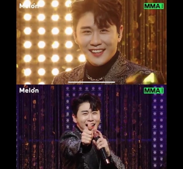 가수 영탁 / 사진=MMA 2020 방송 캡처
