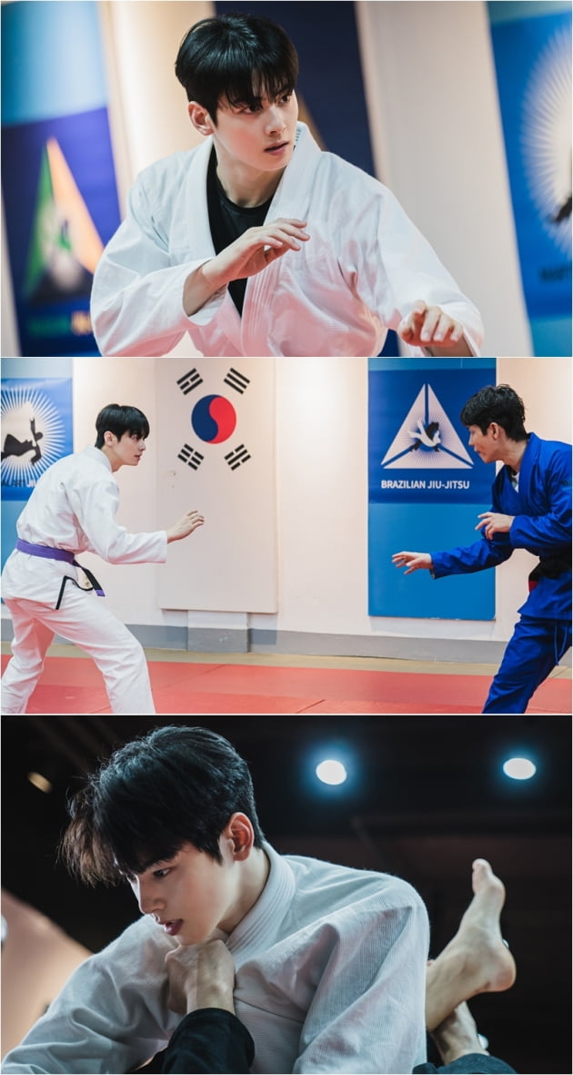 '여신강림' 속 차은우/ 사진=tvN 제공