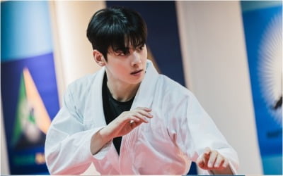 '여신강림' 차은우, 주짓수도 수준급…남성미 폭발