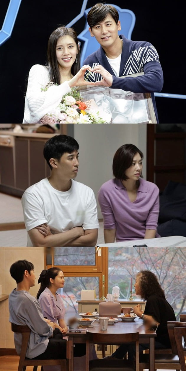 '동상이몽2'에 출연한 추자현·우효광 부부(위부터), 장신영·강경준 부부, 전진·류이서 가족 / 사진제공=SBS
