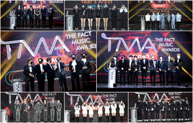 '2020 TMA' 방탄소년단, 3연속 대상 수상→임영웅 '2관왕'