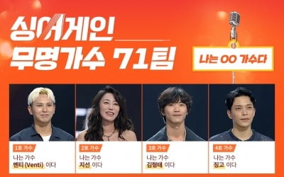 러브홀릭→윤설하, '싱어게인' 합격자 제외 전원 이름 공개