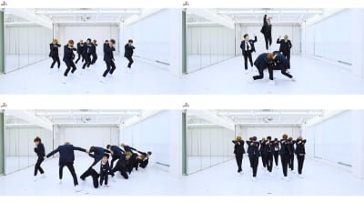 고스트나인, 스쿨룩 버전 '월' 안무 영상 화제