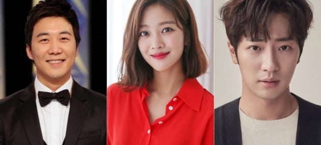 도경완 아나운서(왼쪽부터), 배우 조보아, 이상엽이 '2020 KBS 연기대상' MC를 맡았다. / 사진제공=KBS, 싸이더스HQ, 웅빈이엔에스
