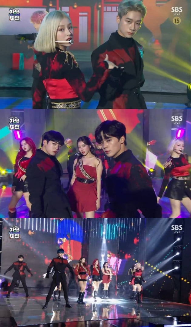 '가요대전' 모모랜드, '데뷔 앞둔' T1419과 비주얼+무대 환상 호흡