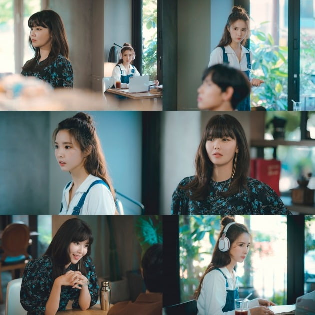 '런 온' 신세경-최수영이 '톰과 제리' 케미를 선보이고 있다. / 사진제공 = 메이스 엔터테인먼트, 콘텐츠 지음