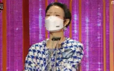 'MBC 방송연예대상' 안영미 "미국 간 남편 왔다, 빨리 2세 만들어야"