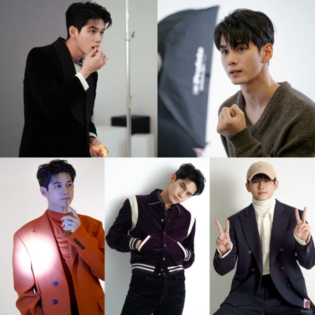 옹성우 화보 비하인드컷./ 사진제공=판타지오