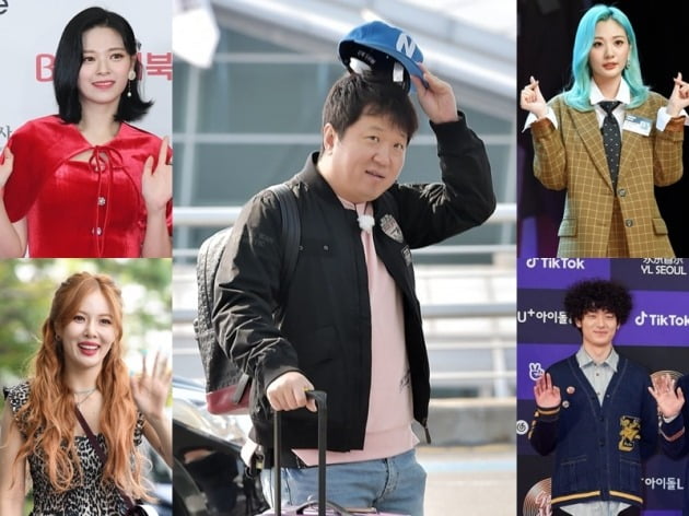 정연, 현아, 정형돈, 안지영, 장경준./사진=텐아시아DB