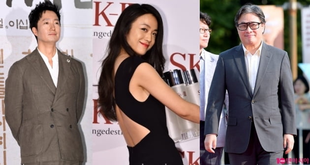 '헤어질 결심' 박해일, 탕웨이, 박찬욱./ 사진=텐아시아DB