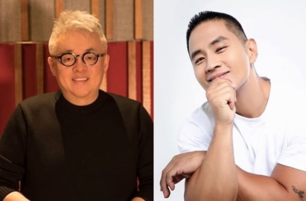 작곡가 김형석(왼쪽), 가수 유승준. /텐아시아DB