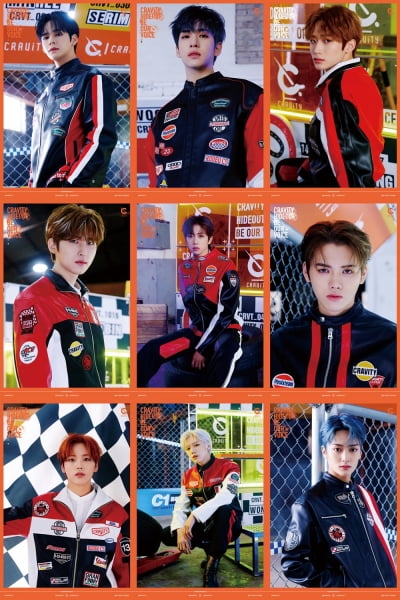 크래비티, 힙한 레이서로 변신…컴백 기대감 끌어올린 콘셉트