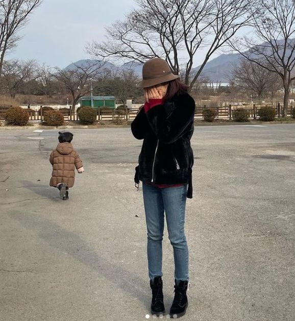 채림과 아들/사진=채림 인스타그램