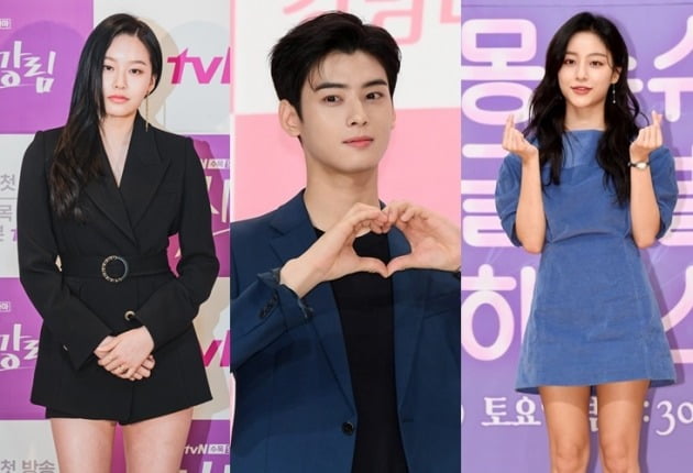 배우 박유나, 차은우, 강민아./사진=텐아시아DB,tvN