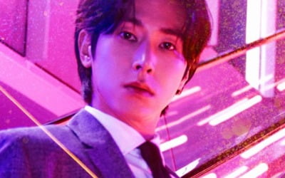 유노윤호를 감싸는 네온 빛깔…'Loco' 필름 포스터