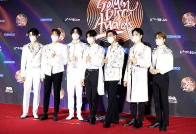 '전원 이적설' 갓세븐, 본상 수상…소감서 JYP 언급 無 [2021 골든디스크]