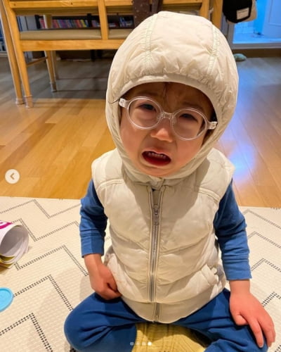 '첫 눈사람 만든' 김미려 子이온, 결국 대성통곡 왜?