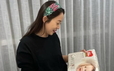 '출산 임박' 박은영, 선물에 함박미소 "엉또는 좋겠다"