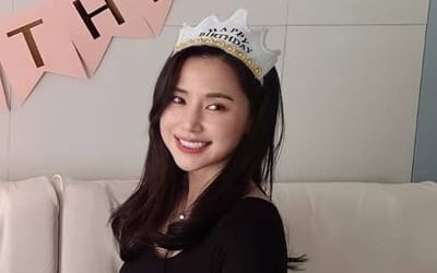 공현주, ♥연상 남편과 집콕 생일 파티 "너만 있으면 돼"
