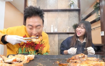 박명수, 쯔양과 '곱창 12인분→라면 3봉지' 먹방 ('할명수')