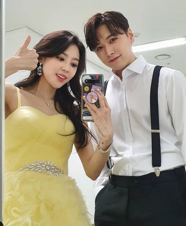슈퍼주니어 성민, 김사은 부부/사진=김사은 인스타그램