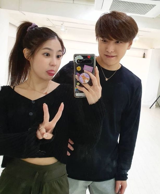 슈퍼주니어 성민, 김사은 부부/사진=김사은 인스타그램