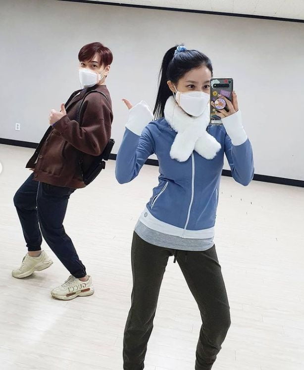슈퍼주니어 성민, 김사은 부부/사진=김사은 인스타그램