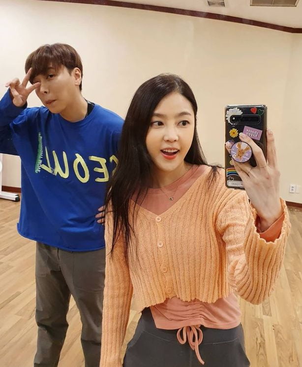 슈퍼주니어 성민, 김사은 부부/사진=김사은 인스타그램