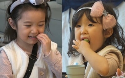 '슈돌' 윤상현 둘째 딸 나온, 셀러리 먹방→요가 마스터