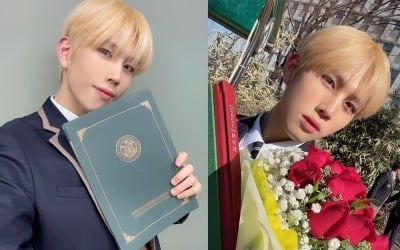 "금발만큼 빛나는 졸업장"…BAE173 영서, 오늘(3일) 고교 졸업