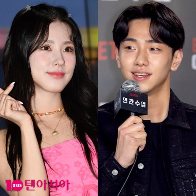 그룹 (여자)아이들 미연(왼쪽)과 배우 남윤수/사진 = 텐아시아 사진DB, 넷플릭스
