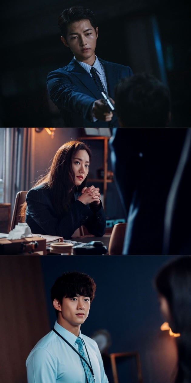 '빈센조' 배우 송중기, 전여빈, 옥택연./사진제공=tvN