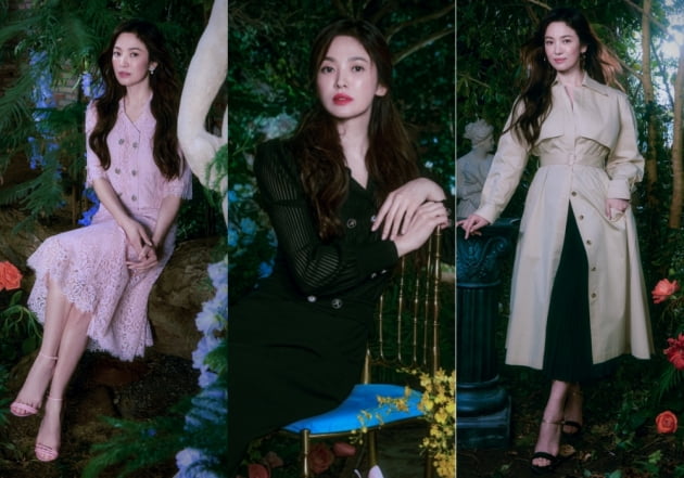 송혜교, 숲 속의 여신으로 변신…'예쁨 교과서'